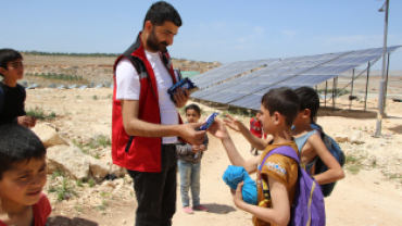 Ufuk Eğitim Derneğinden İdlip ‘te ki Savaş Mağduru İnsanlara Yardım